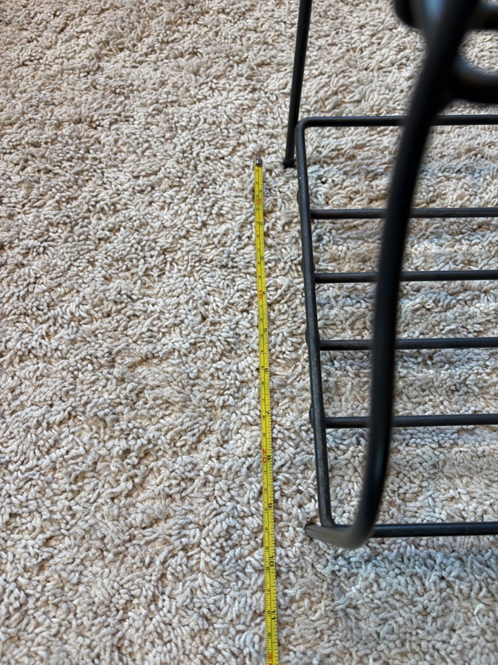 Longaberger wrought iron two tier counter bakers rack with shelf and basket - Picture 8 of 10